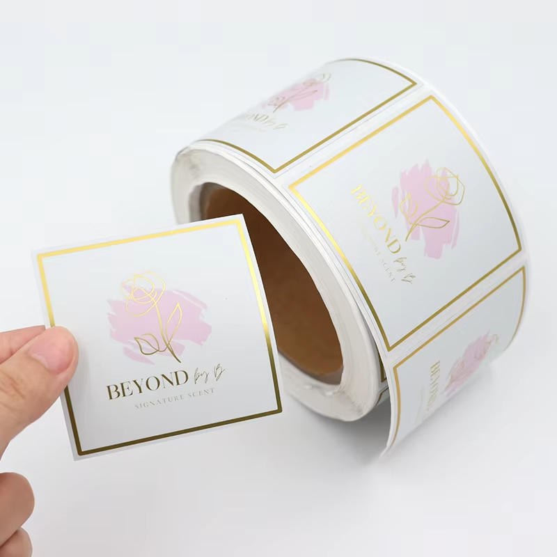 Luxury Skincare Labels - Custom Luxury Cosmetic Label｜Gold Foil BOPP