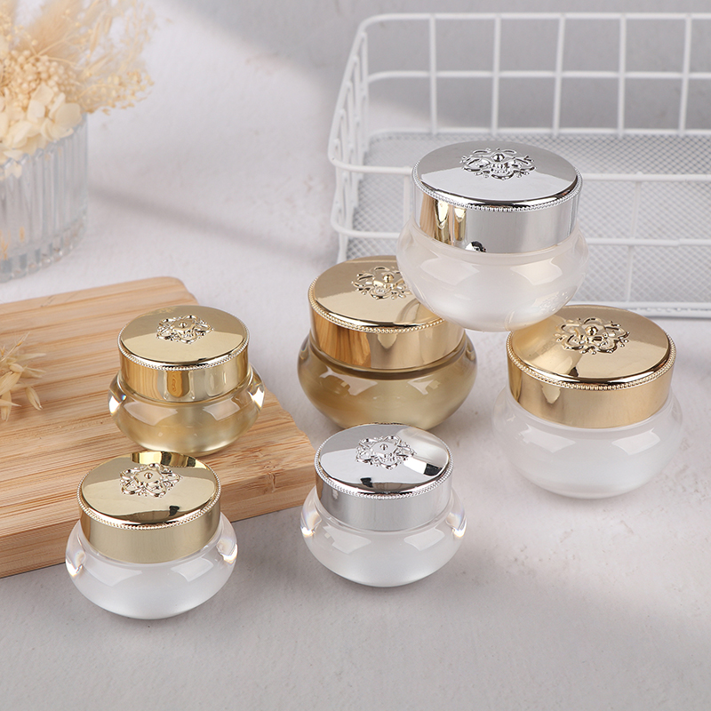 Luxury Skincare Packaging - Acrylic Empty Travel Cream Jars 5/10/20g
