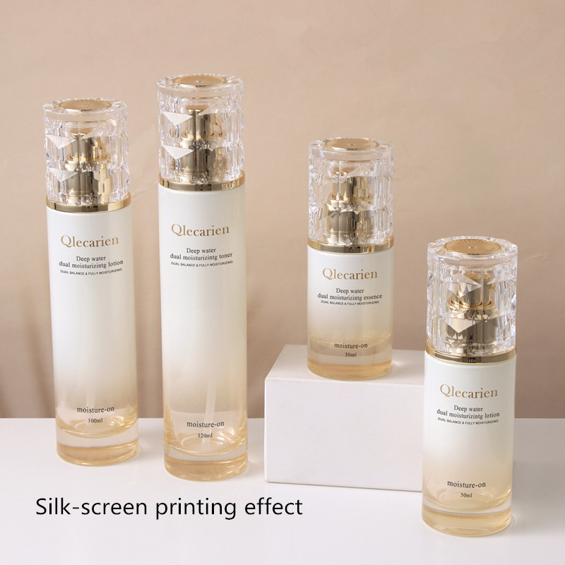 Luxury Skincare Packaging - 6pcs/pack 30g 50g Glass Cream Jar