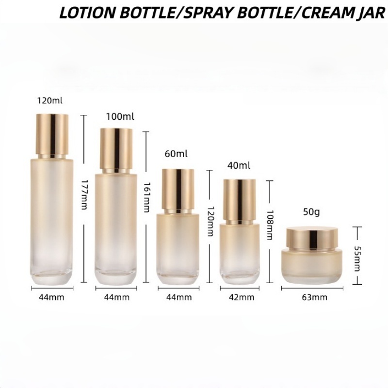 【Logo Custom】1Pcs Gradual Gold - огляд і ціна Luxury Skincare Packaging