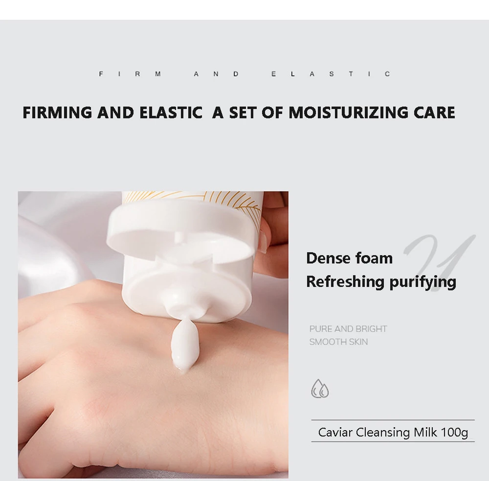 15PCS Caviar Skin Care Set Fac - огляд і ціна Oligopeptide Wrinkle